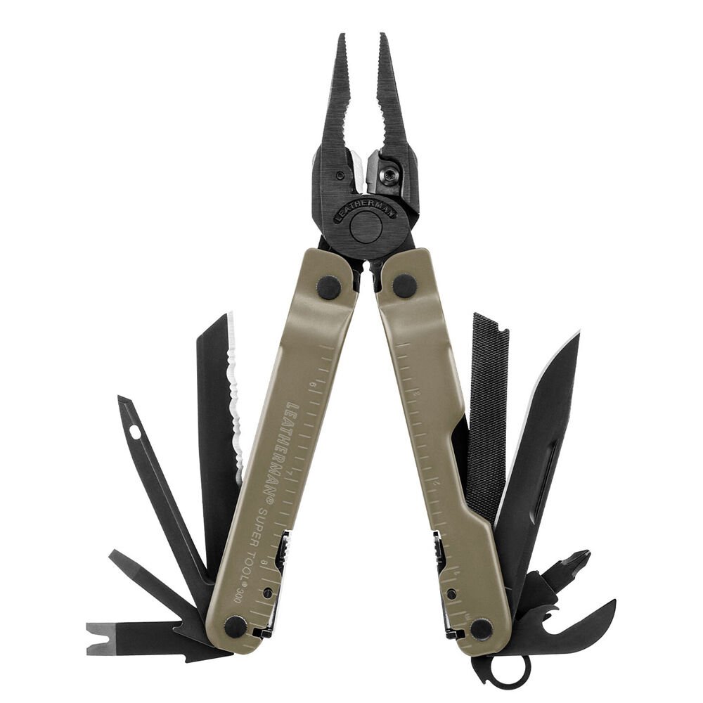 レザーマン スーパーツール300 自衛隊専用（coyoteカラー）ビットキット付 Leatherman Super Tool 300M – Askeri Profesyoneller İçin Çok Amaçlı